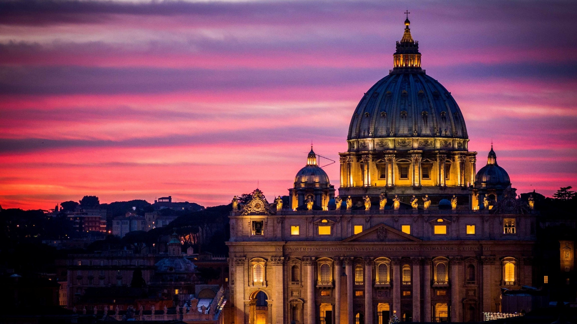 Preview Wallpaper Rome, Italy, Vatican, St Peters Basilica, - Vatican Wallpaper Hd - HD Wallpaper 