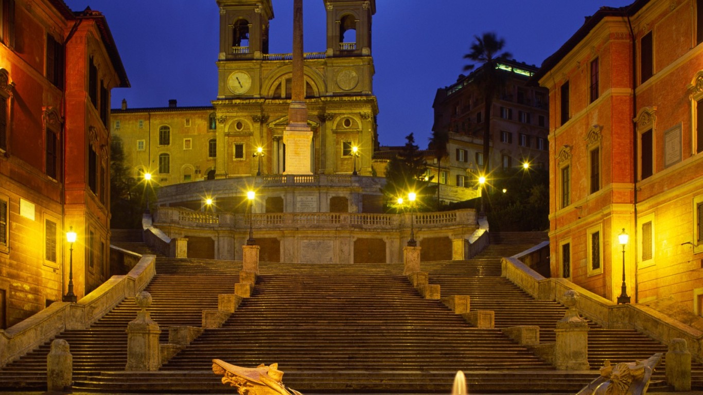 Spanish Steps, Rome, Sierra Winters Gallery - Hotel Dei Borgognoni Roma - HD Wallpaper 