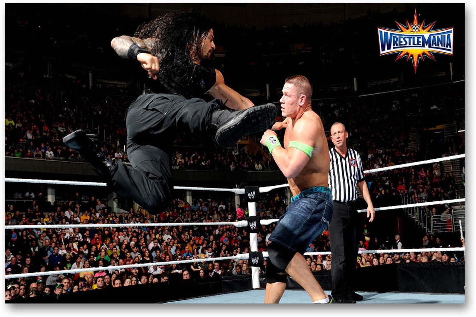 Roman Reigns Superman Punch - HD Wallpaper 