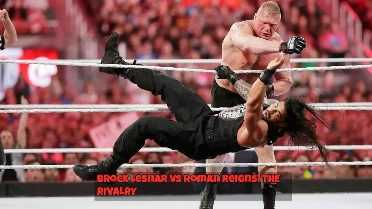 Wwe, Roman Reigns, And Article Image - Wwe Brock Lesnar Vs Roman Reigns Hd - HD Wallpaper 