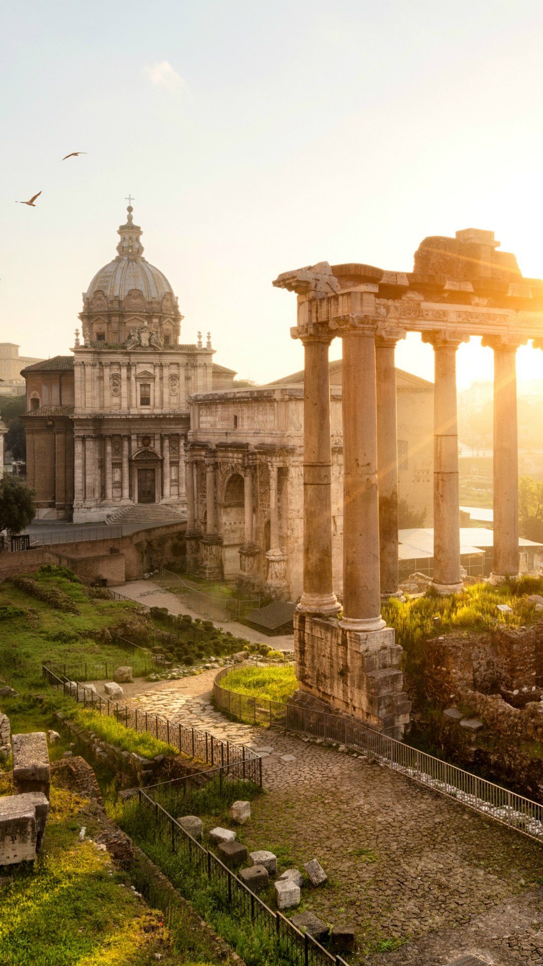 Rome Italy Forum Romanum - Rome Hd Wallpaper For Mobile - HD Wallpaper 