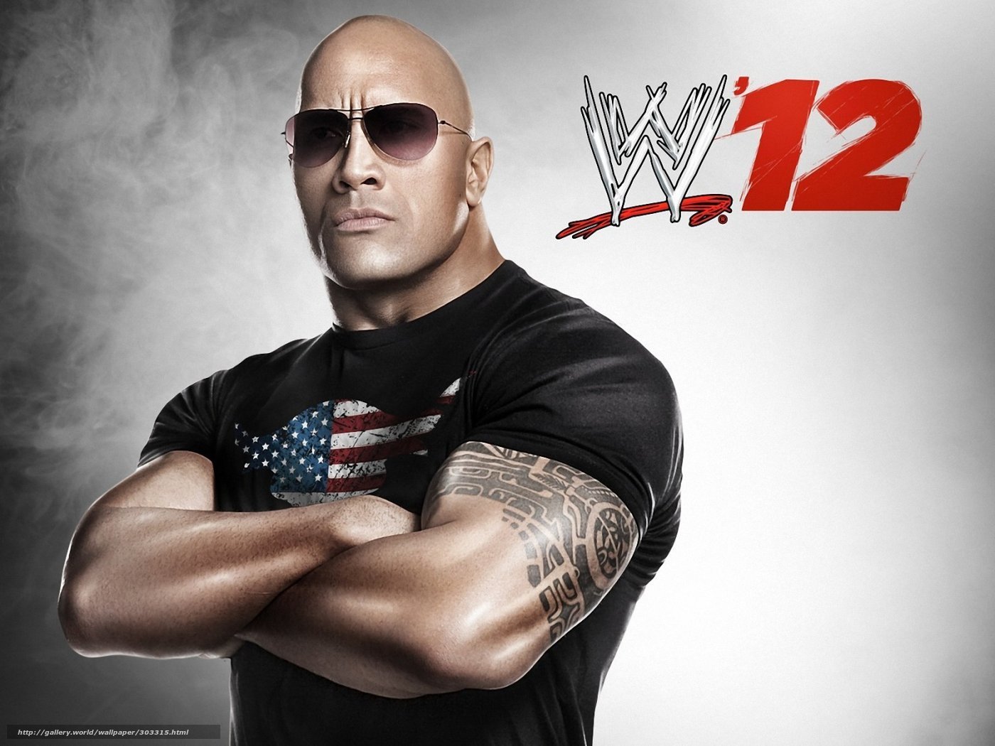 Download Wallpaper Sport, Wwe, Wrestler, Dwayne Johnson - Dwayne Johnson W 12 - HD Wallpaper 