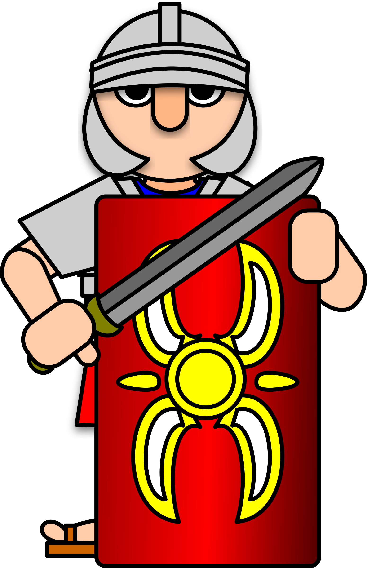 Clip Art Roman Soldier - HD Wallpaper 