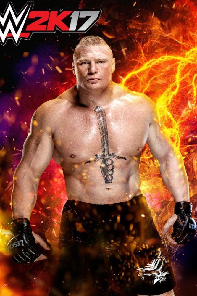 Brock Lesnar Wallpapers Hd - Wwe 2k17 Brock Lesnar - HD Wallpaper 
