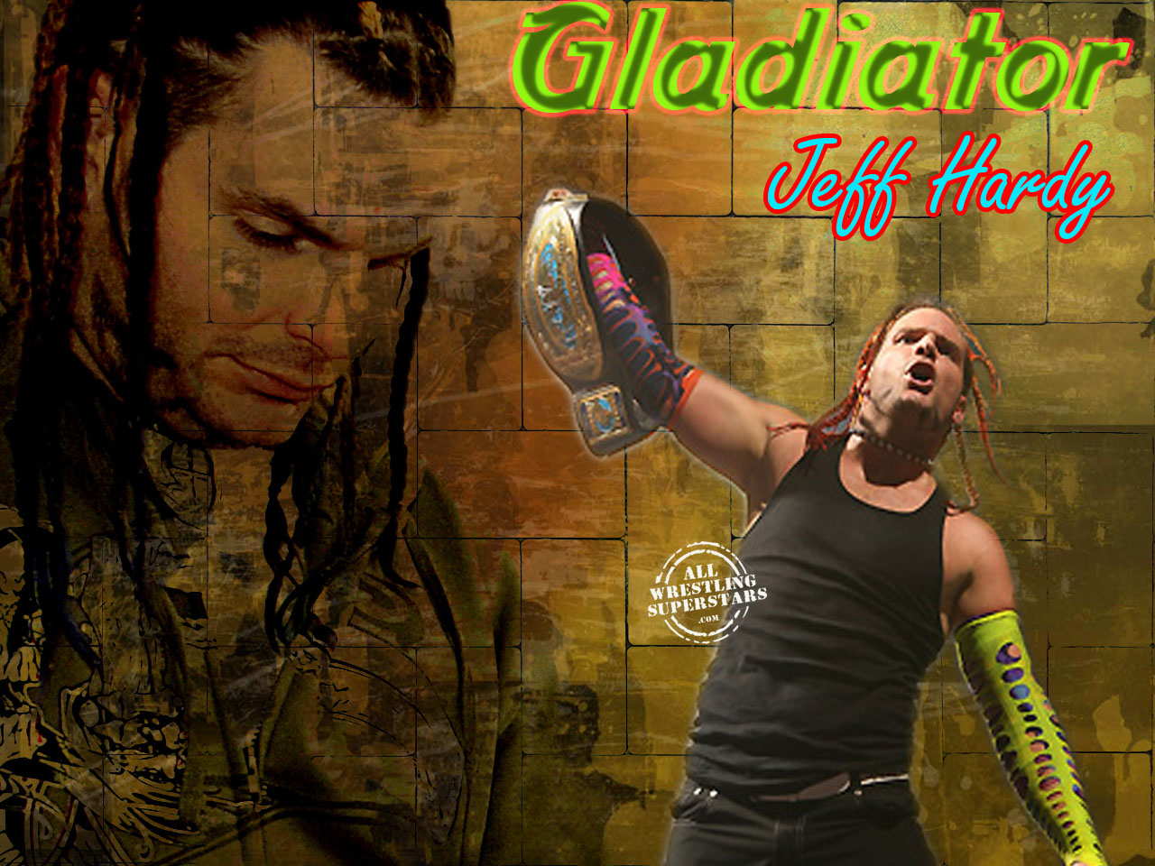 Jeff Hardy Wwe Champion - HD Wallpaper 