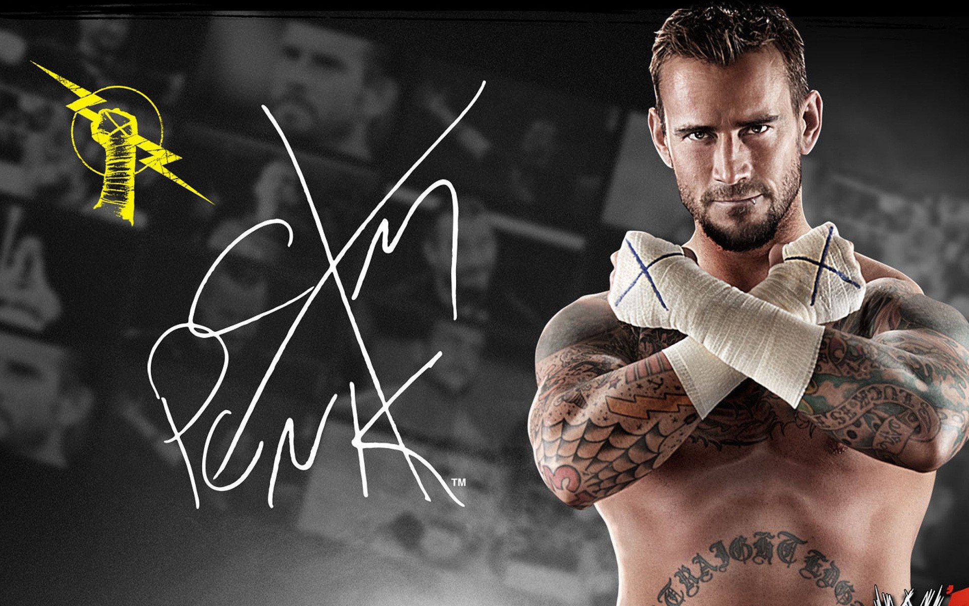 Wwe Cm Punk Hd - HD Wallpaper 
