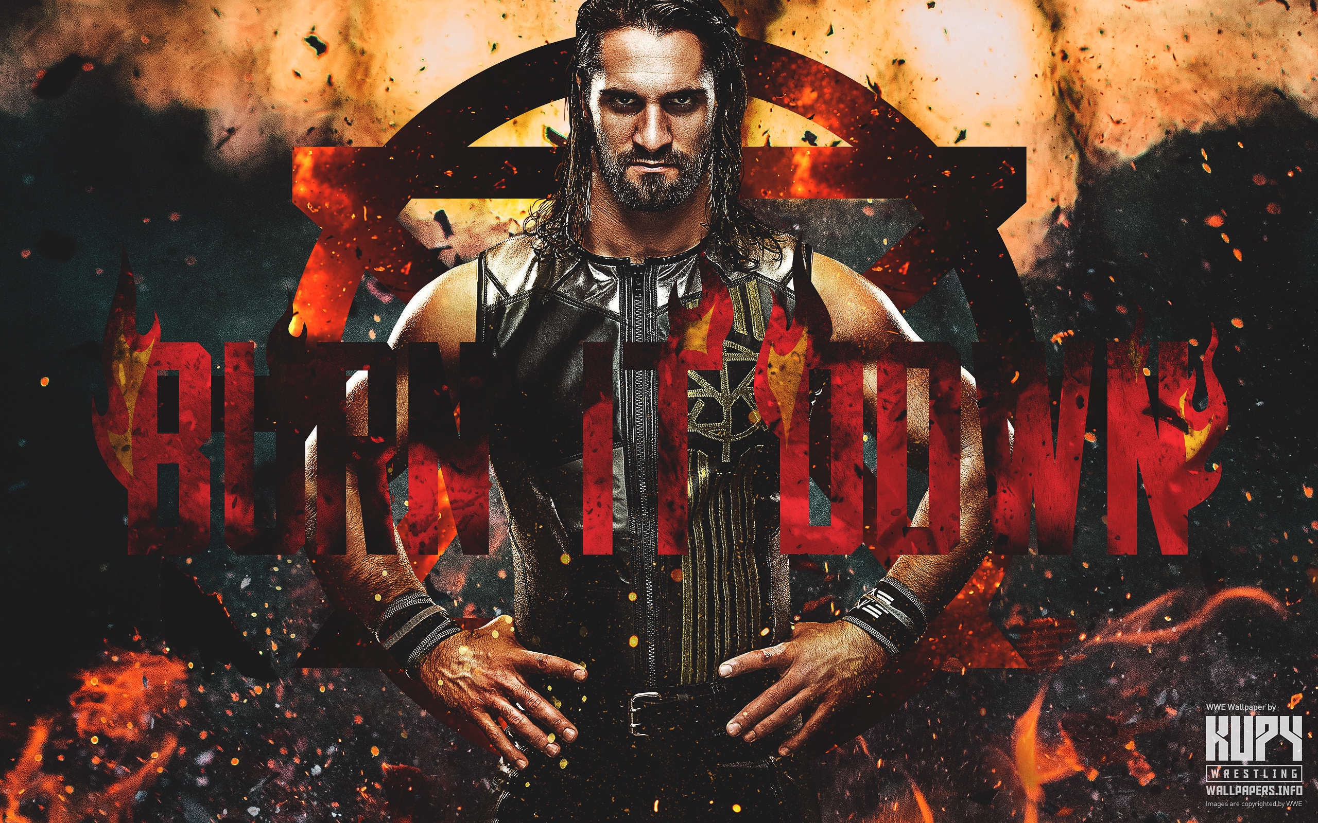 Seth Rollins Burn It Down - HD Wallpaper 