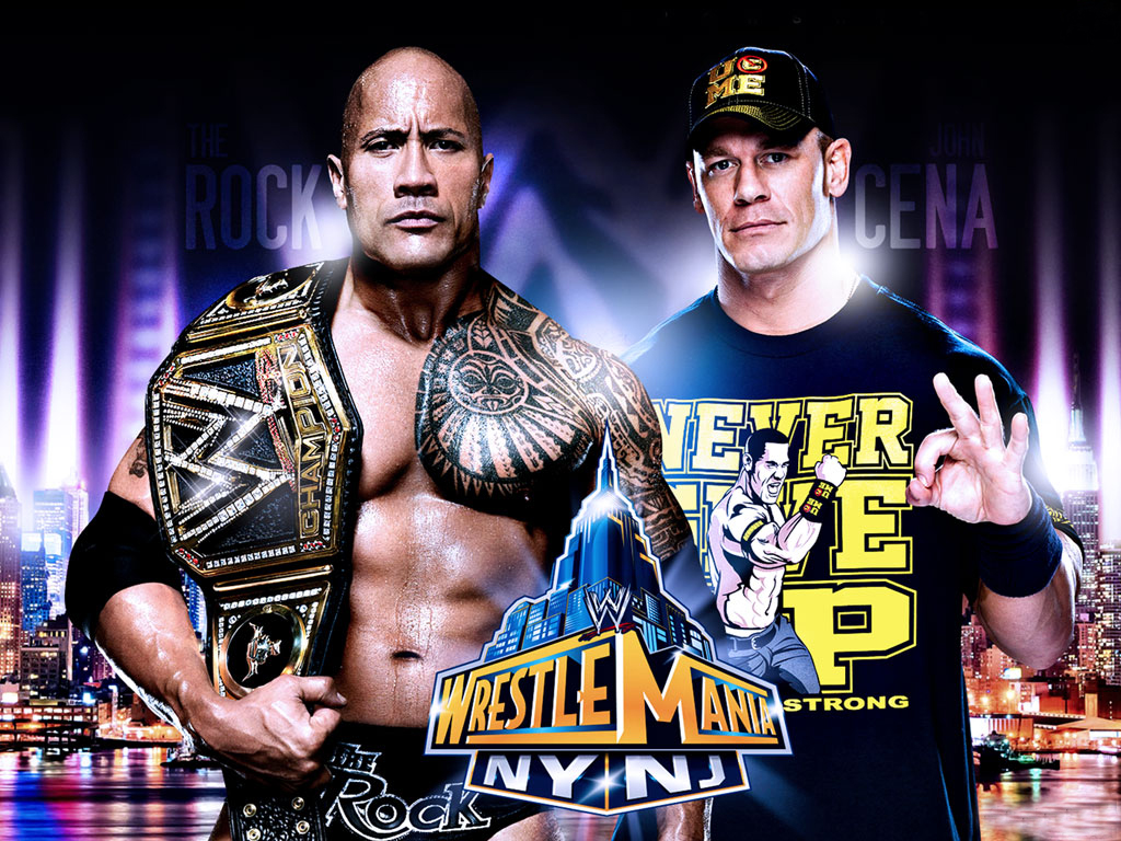 The Rock - John Cena And The Rock Friendship - HD Wallpaper 