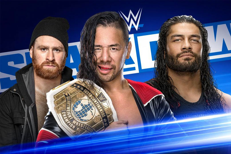 Wwe Smackdown Shinsuke Nakamura Vs Roman Reigns - Wwe Friday Night Smackdown 2019 - HD Wallpaper 