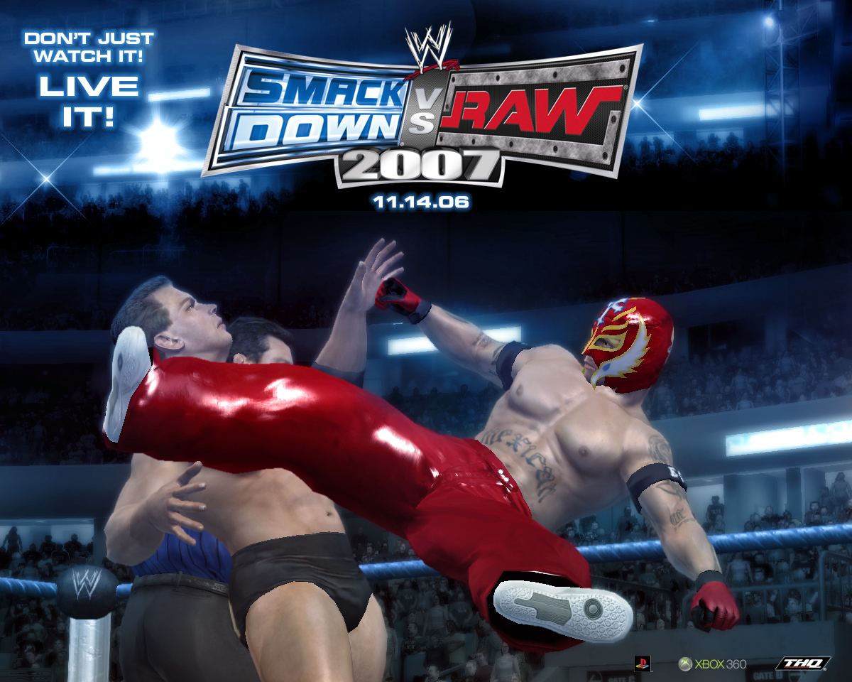 Wwe Wallpaper - Wwe Smackdown Vs Raw - HD Wallpaper 