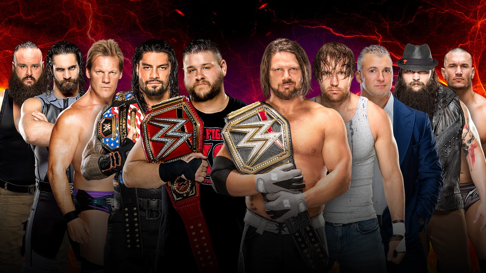 Wwe Survivor Series 2018 Raw Team - HD Wallpaper 