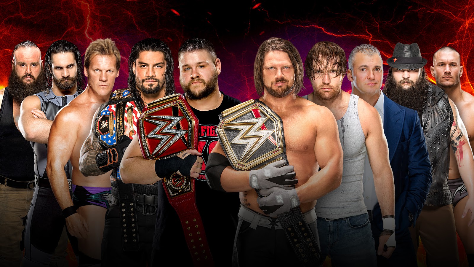 Wwe Survivor Series 2018 Raw Team - HD Wallpaper 