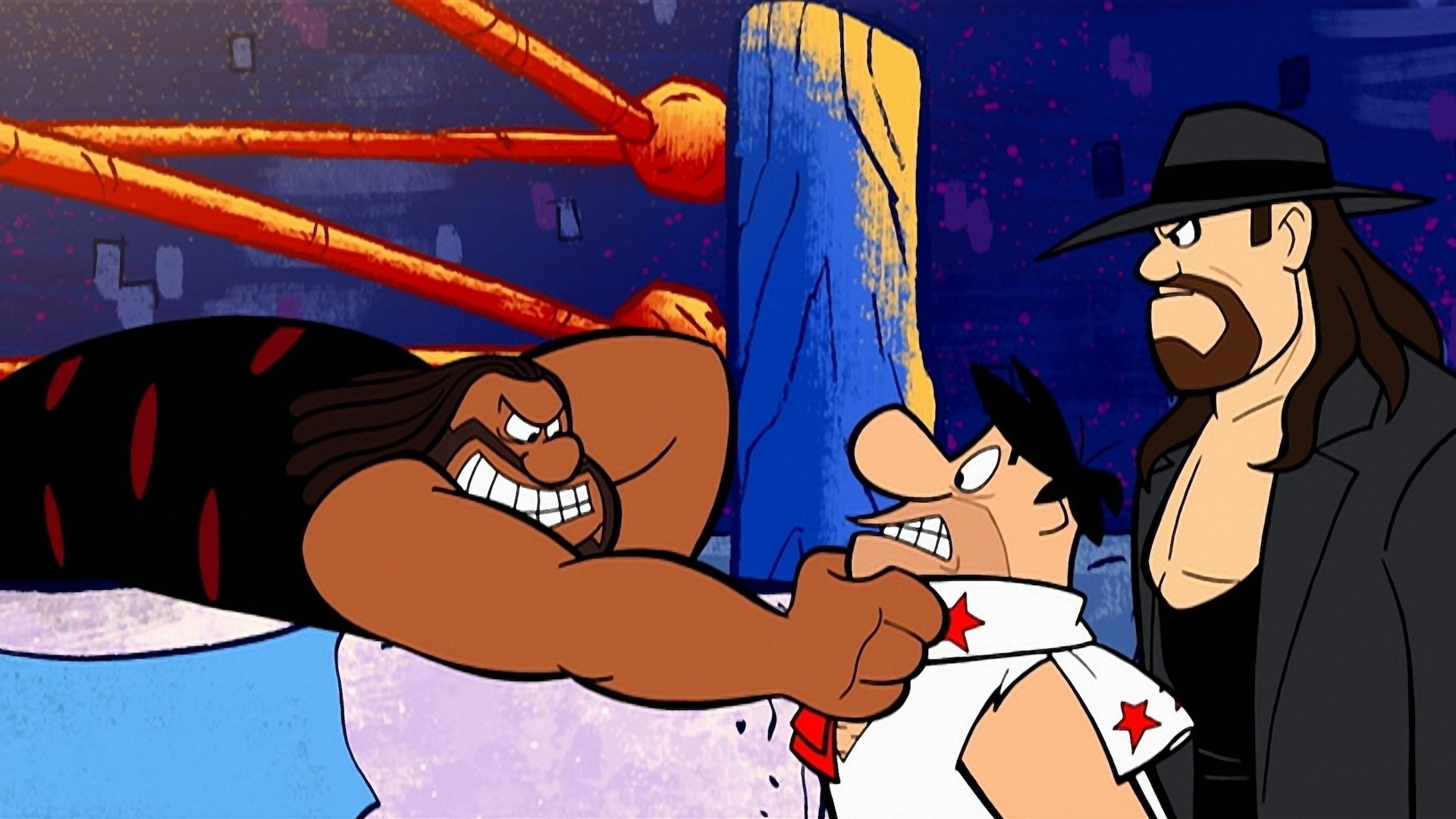 Flintstones & Wwe Stone Age Smackdown Gif - HD Wallpaper 