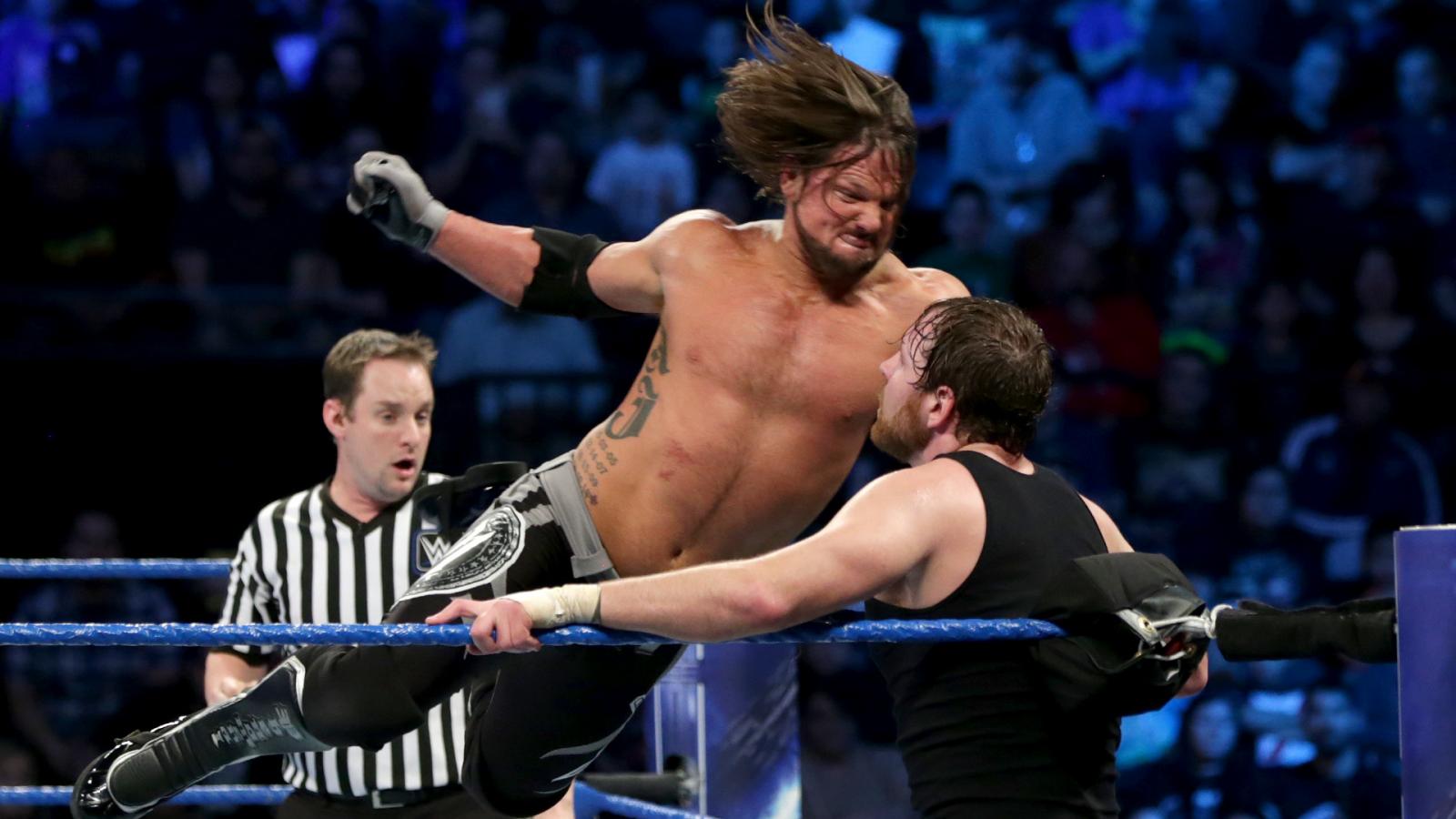 Aj Styles - Ambrose Vs Aj Styles - HD Wallpaper 