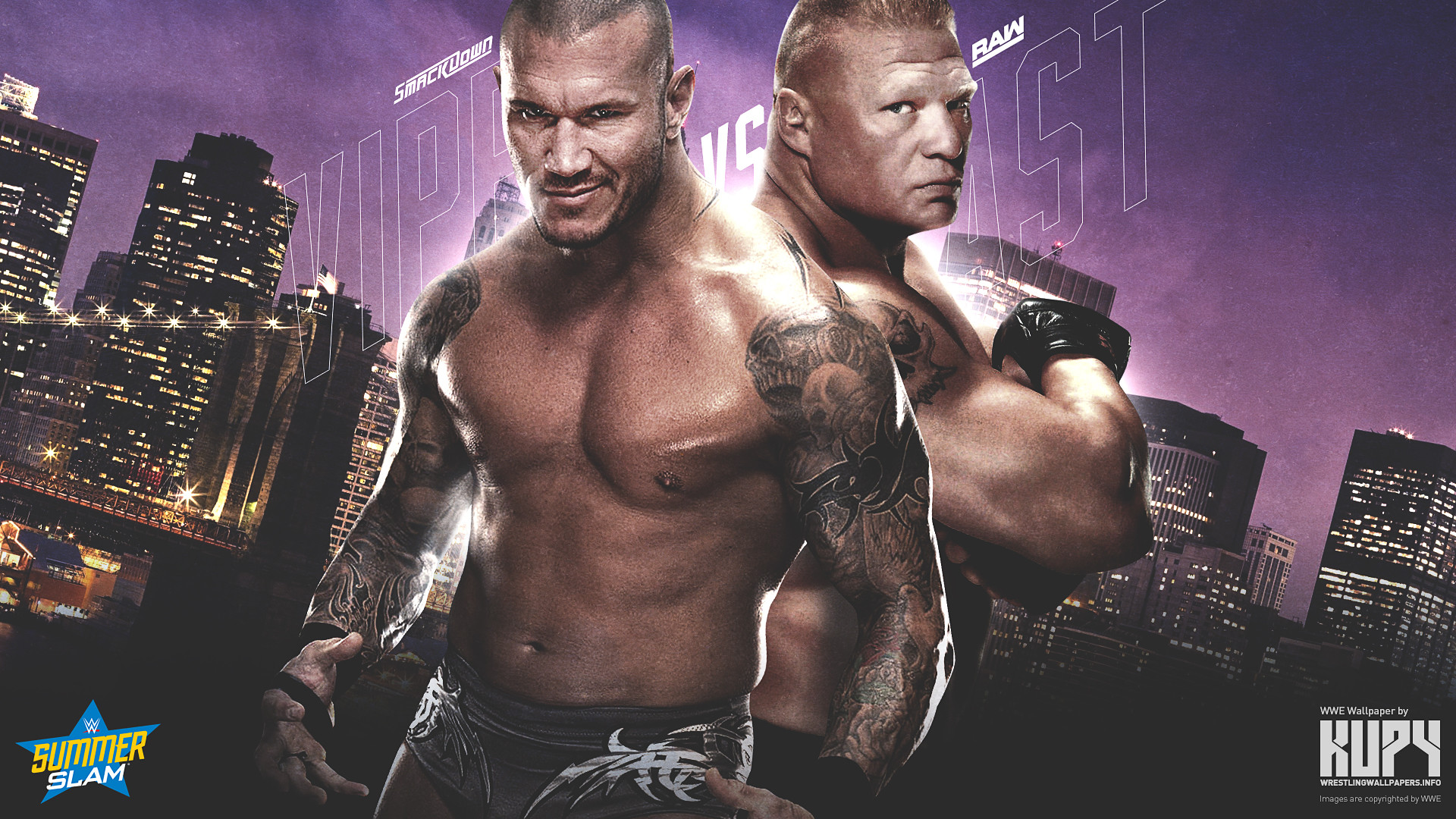 1280ã1024 - Wwe Randy Orton And Brock Lesnar - HD Wallpaper 