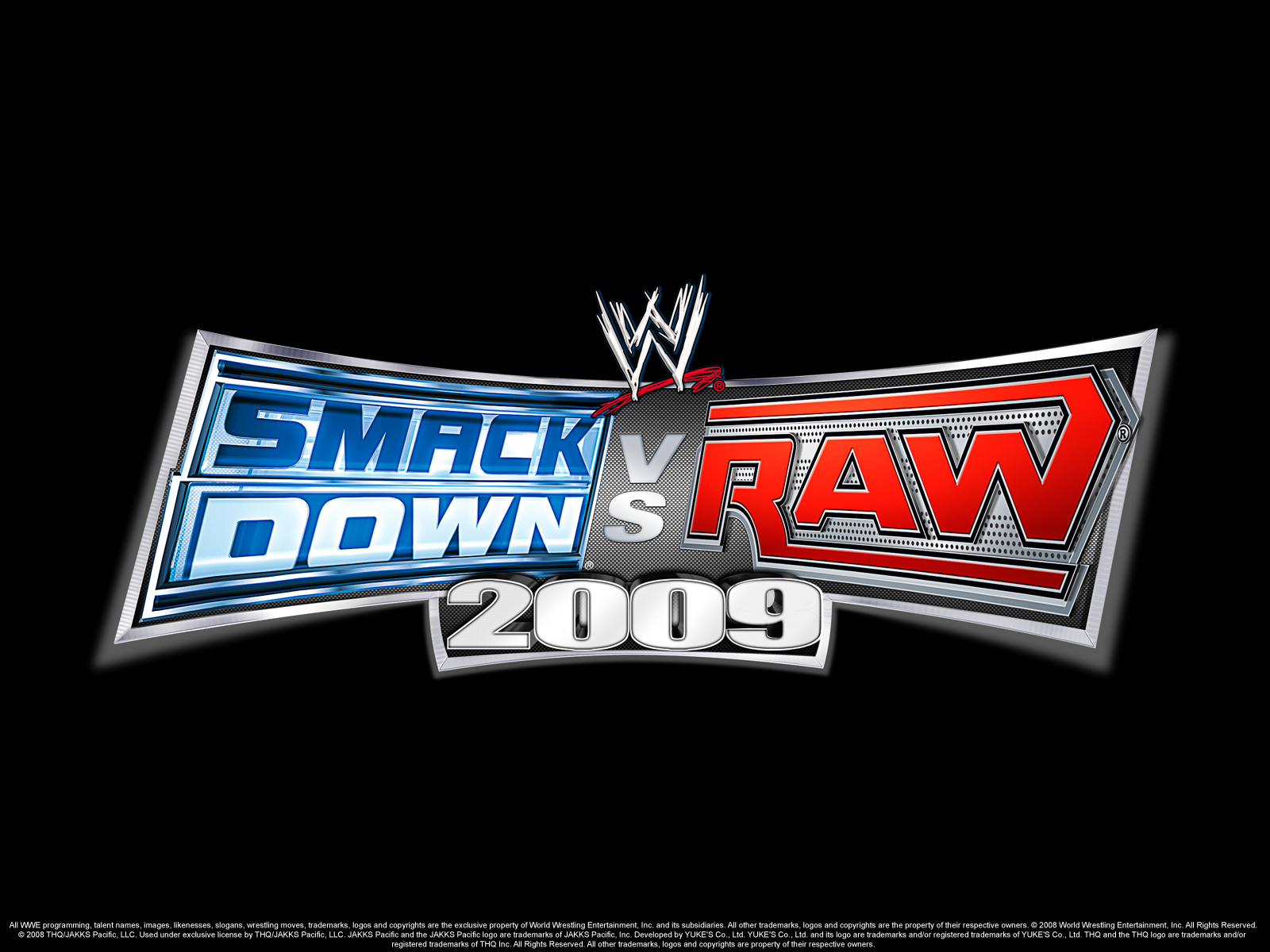 Wwe Smackdown Vs Raw Logo - HD Wallpaper 