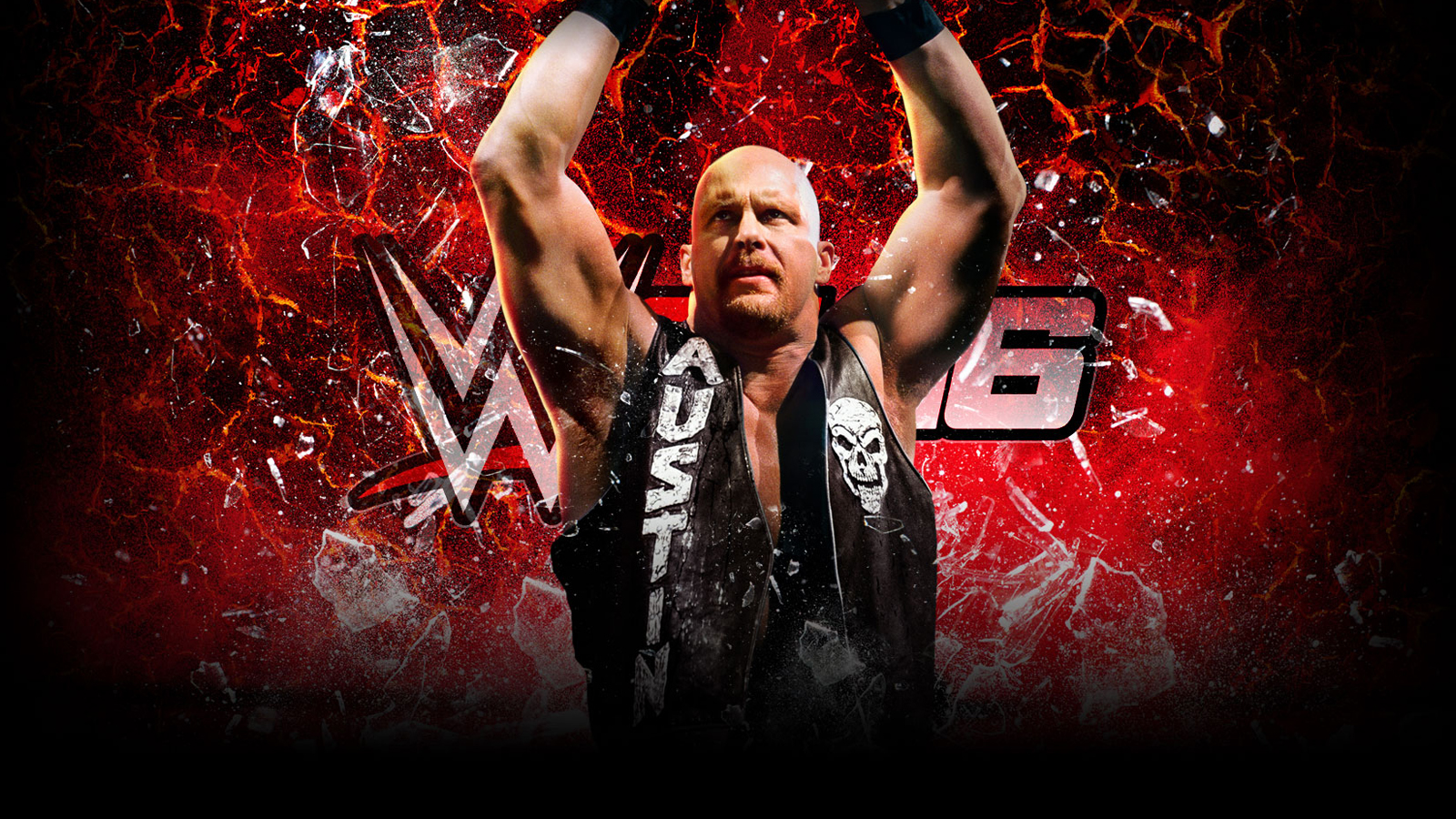 Wwe 2k16 Wallpapers Hd - Wwe 2k Stone Cold - HD Wallpaper 