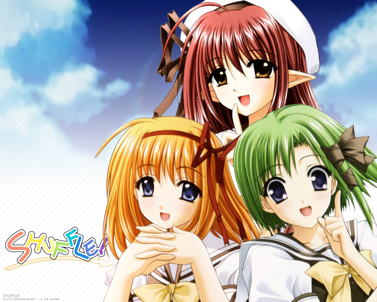 Shuffle Anime - 1280x1024 Wallpaper - teahub.io