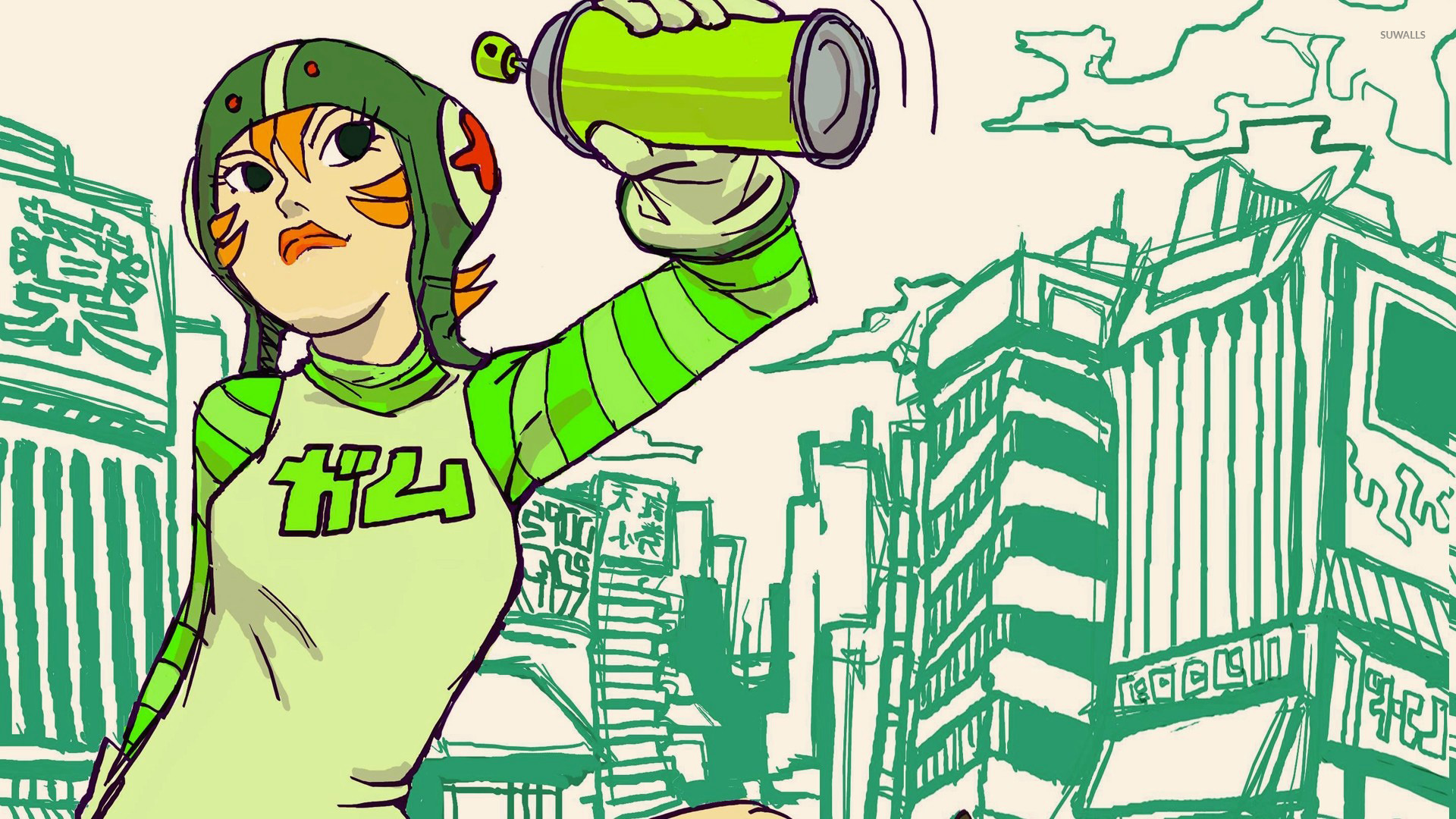 Jet Set Radio Style - HD Wallpaper 