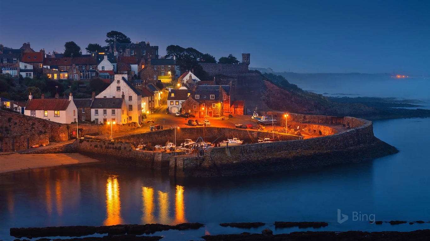 Crail Harbour Scotland-2017 Bing Desktop Wallpaper2017 - Crail Harbour - HD Wallpaper 