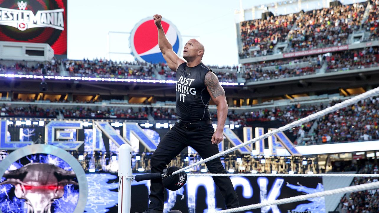 Wwe Rock Wallpaper - Wwe The Rock Wrestlemania - HD Wallpaper 