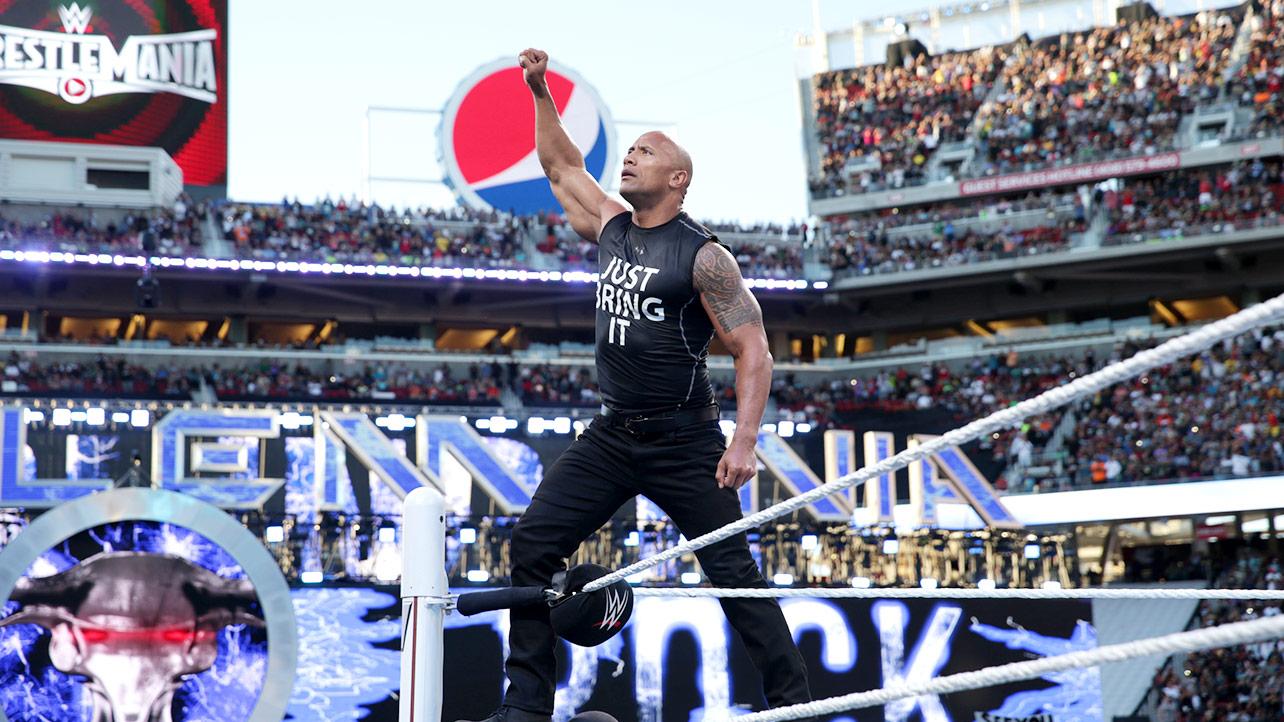 Wwe Rock Wallpaper - Wwe The Rock Wrestlemania - HD Wallpaper 