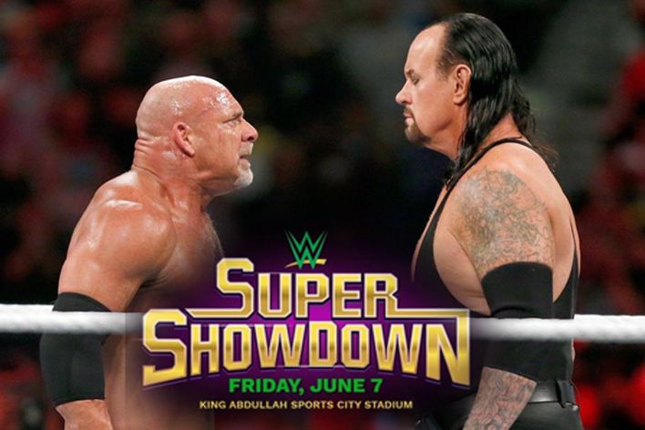 Wwe Super Showdown Saudi Arabia Goldberg Vs Undertaker - Goldberg Vs Undertaker Super Show Down - HD Wallpaper 