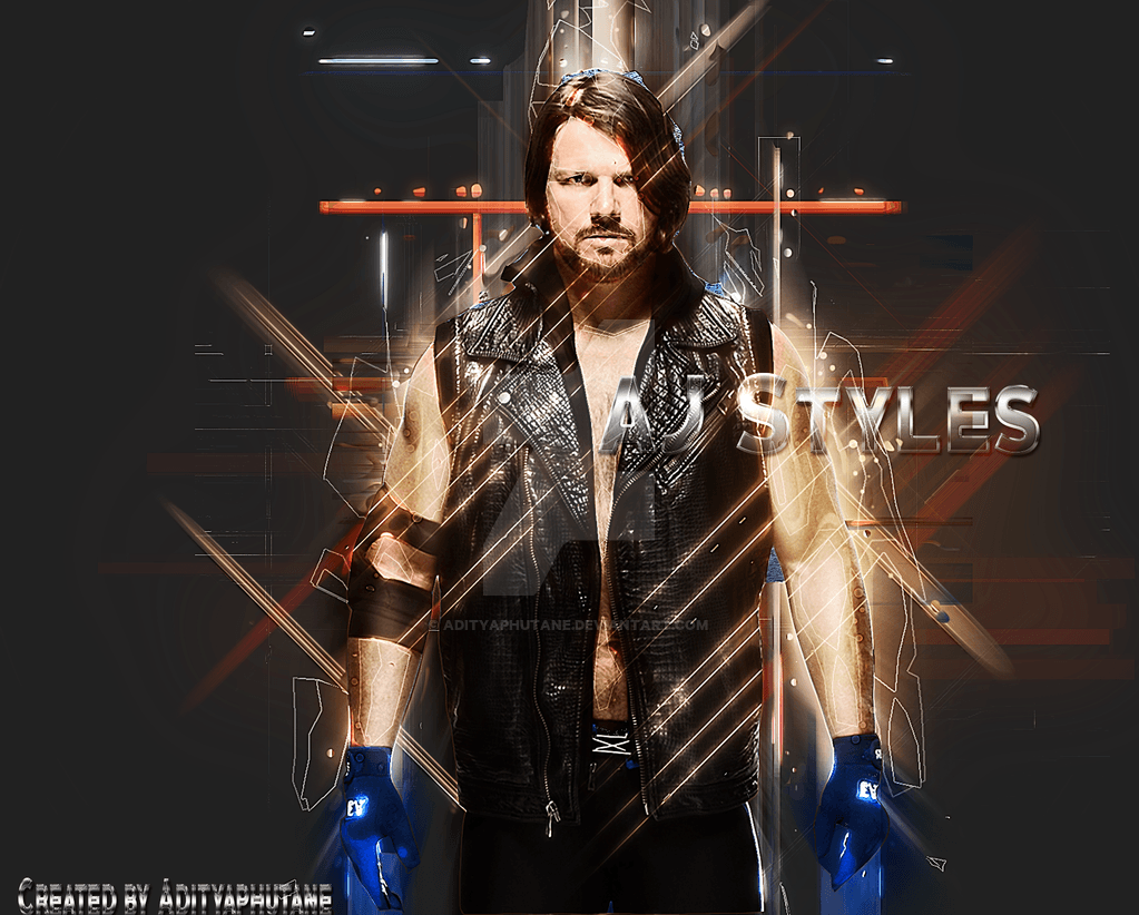 Wwe Wallpaper Aj Styles - HD Wallpaper 