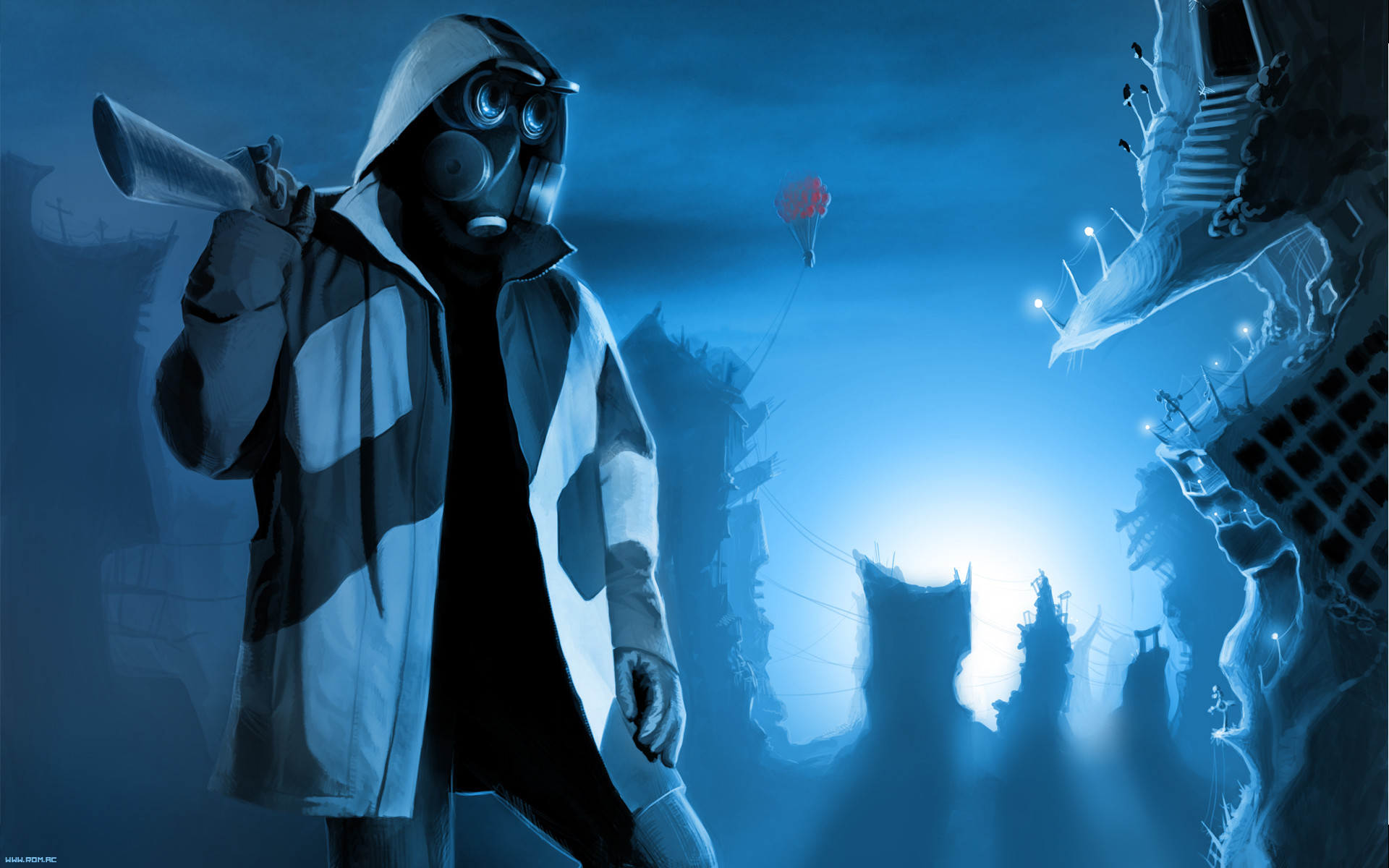 Wasteland Wallpaper By Mabiruna Wasteland Wallpaper - Apocalyptic Romantic - HD Wallpaper 