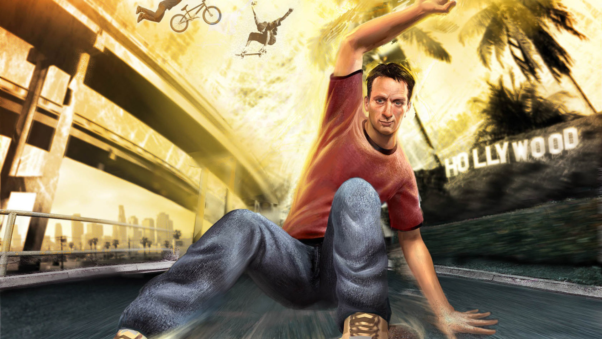 Tony Hawk S American Wasteland Wallpaper In - Tony Hawk Pro Skater Hollywood - HD Wallpaper 