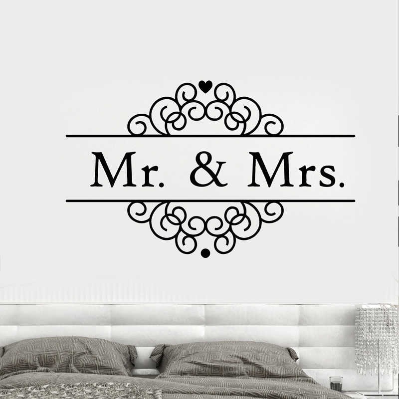 Logo Mr & Mrs Personalized Name Wall Stickers For Wedding - Mrs Logo - HD Wallpaper 
