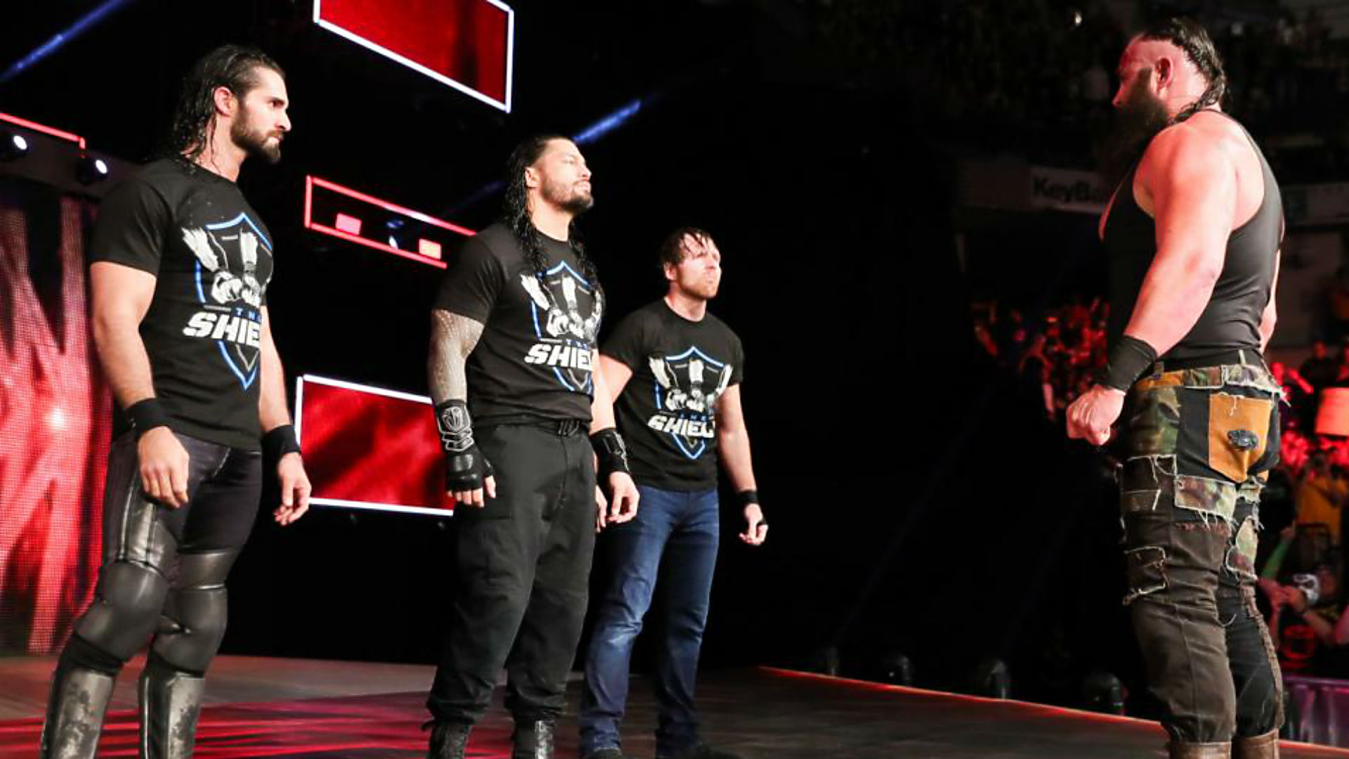 The Shield Braun Strowman Wwe Ftr - Wwe The Shield Hd - HD Wallpaper 