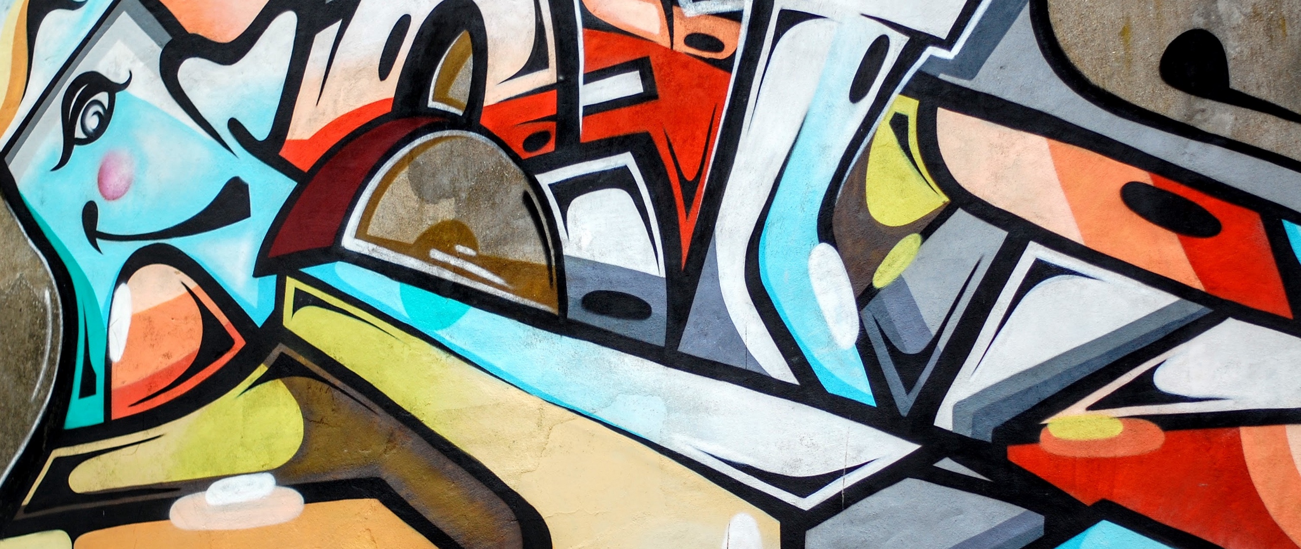 Wallpaper Graffiti, Wall, Art, Street Art, Colorful - Unsplash Street Art - HD Wallpaper 