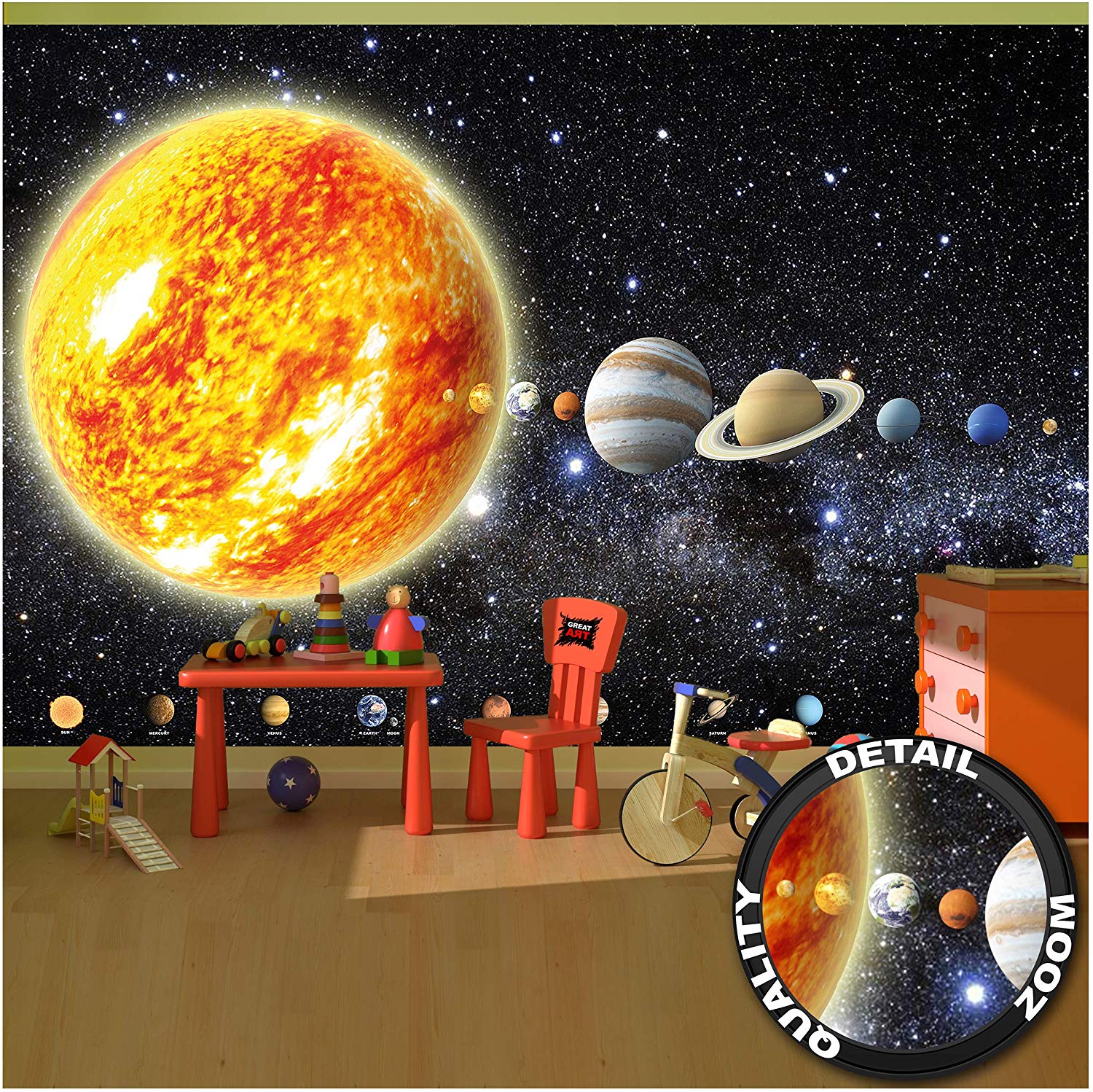 Solar System - HD Wallpaper 