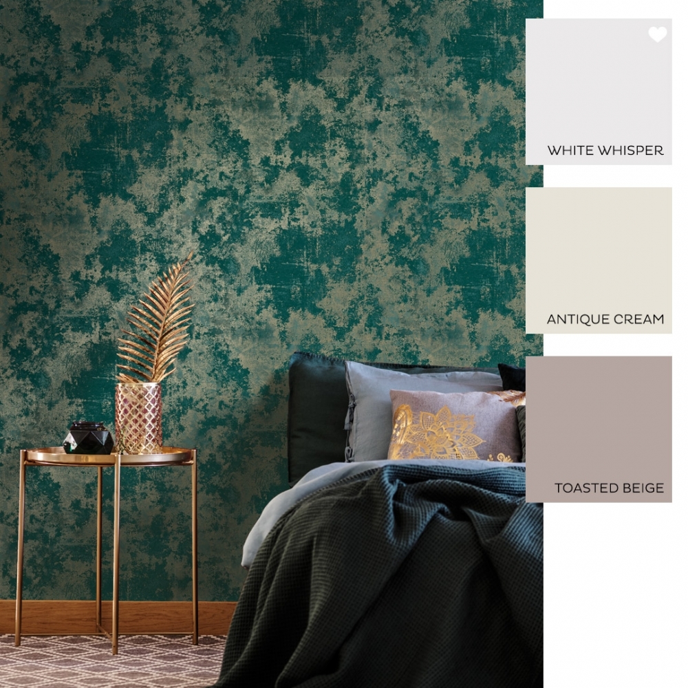 Download Geneva Metallic Wallpaper Emerald Gold Teahub.io