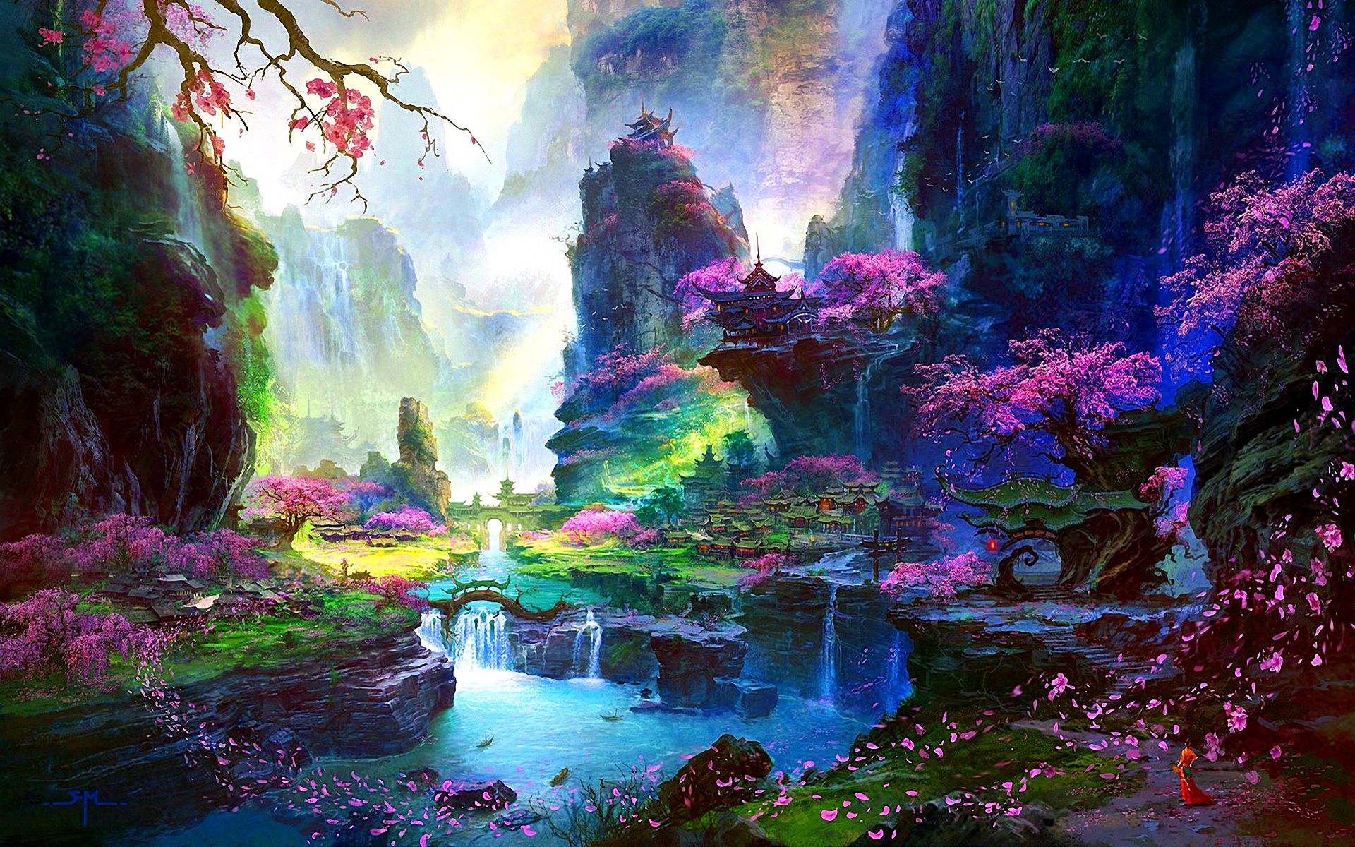Cherry Blossom - HD Wallpaper 