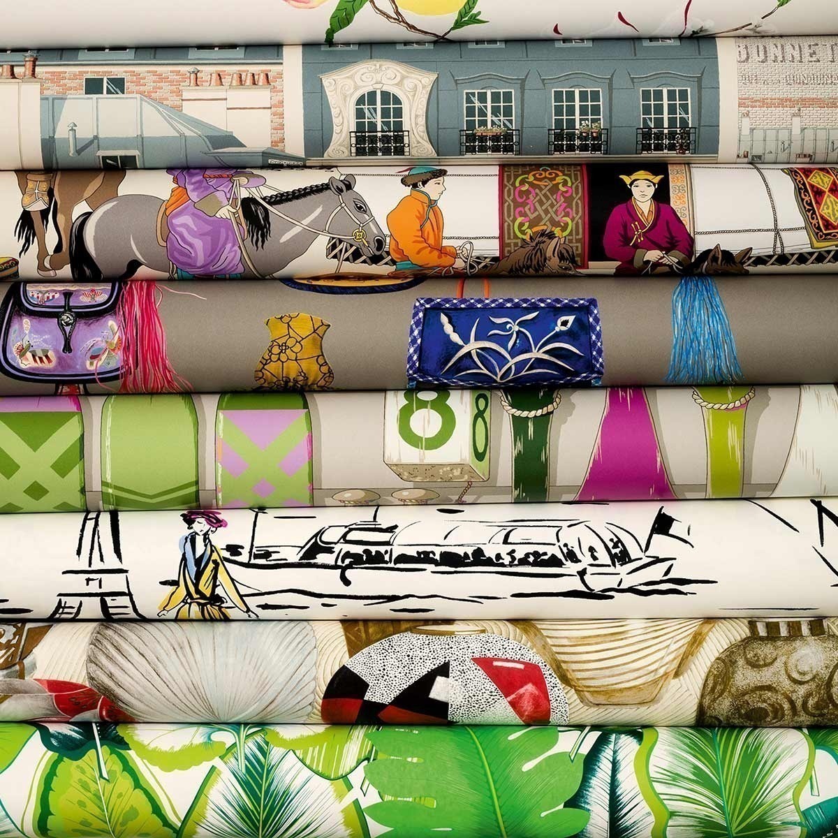 Miao Wallpaper Manuel Canovas Ivoire 03087/01 Manuel - Bed Sheet - HD Wallpaper 