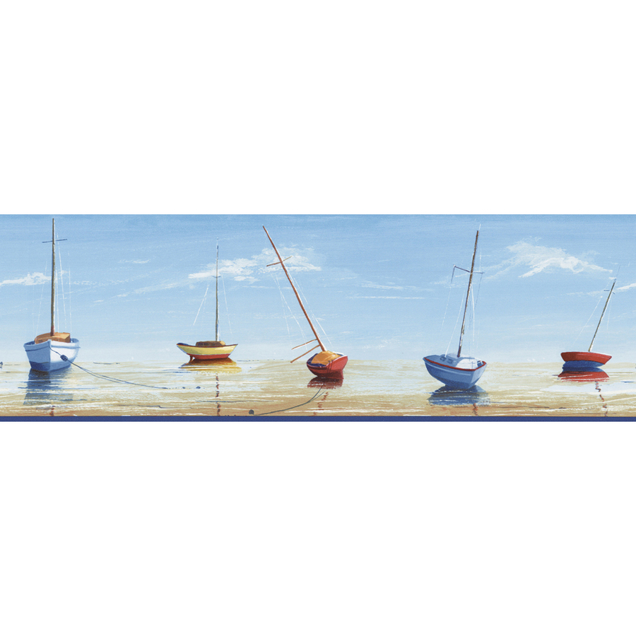 The Wallpaper Company 8 In. X 10 In. Blue Nautical - HD Wallpaper 