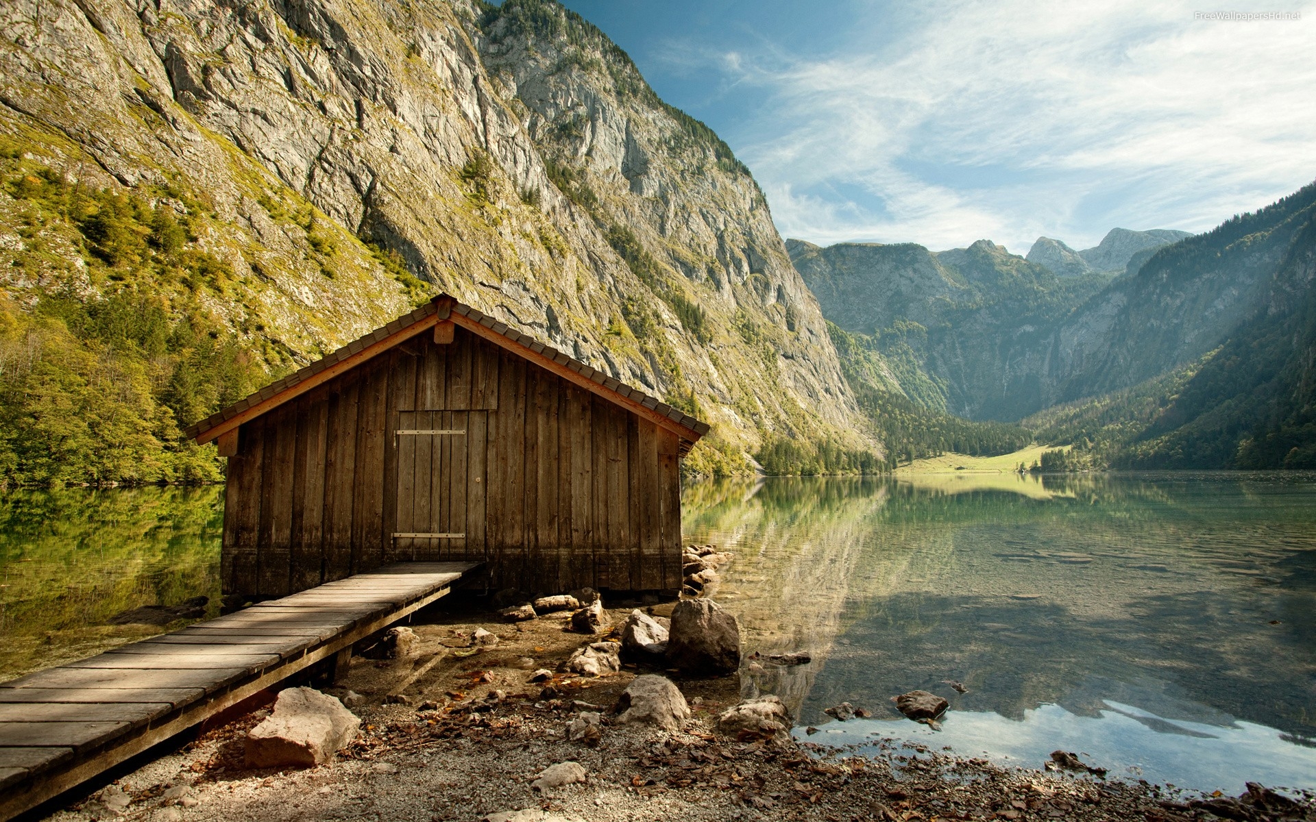 Wallpaper - Obersee Lake - HD Wallpaper 