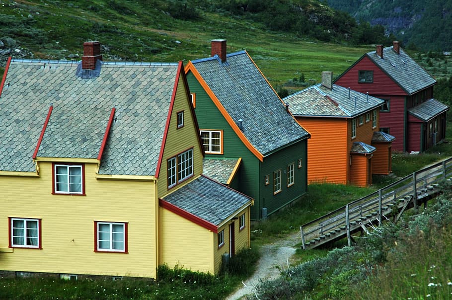 Norway, Houses, Homes, Country House, Architecture, - Norwegian Homes - HD Wallpaper 
