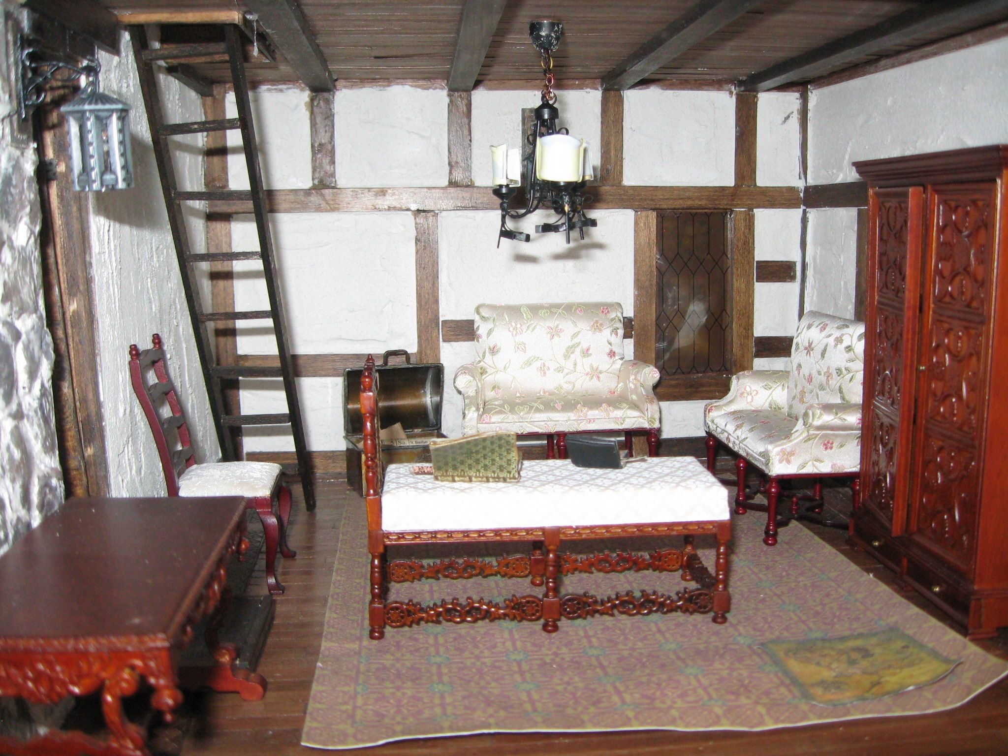 A Sitting Room In Our Nottingham Dollhouse 
 Data Src - Coffee Table - HD Wallpaper 