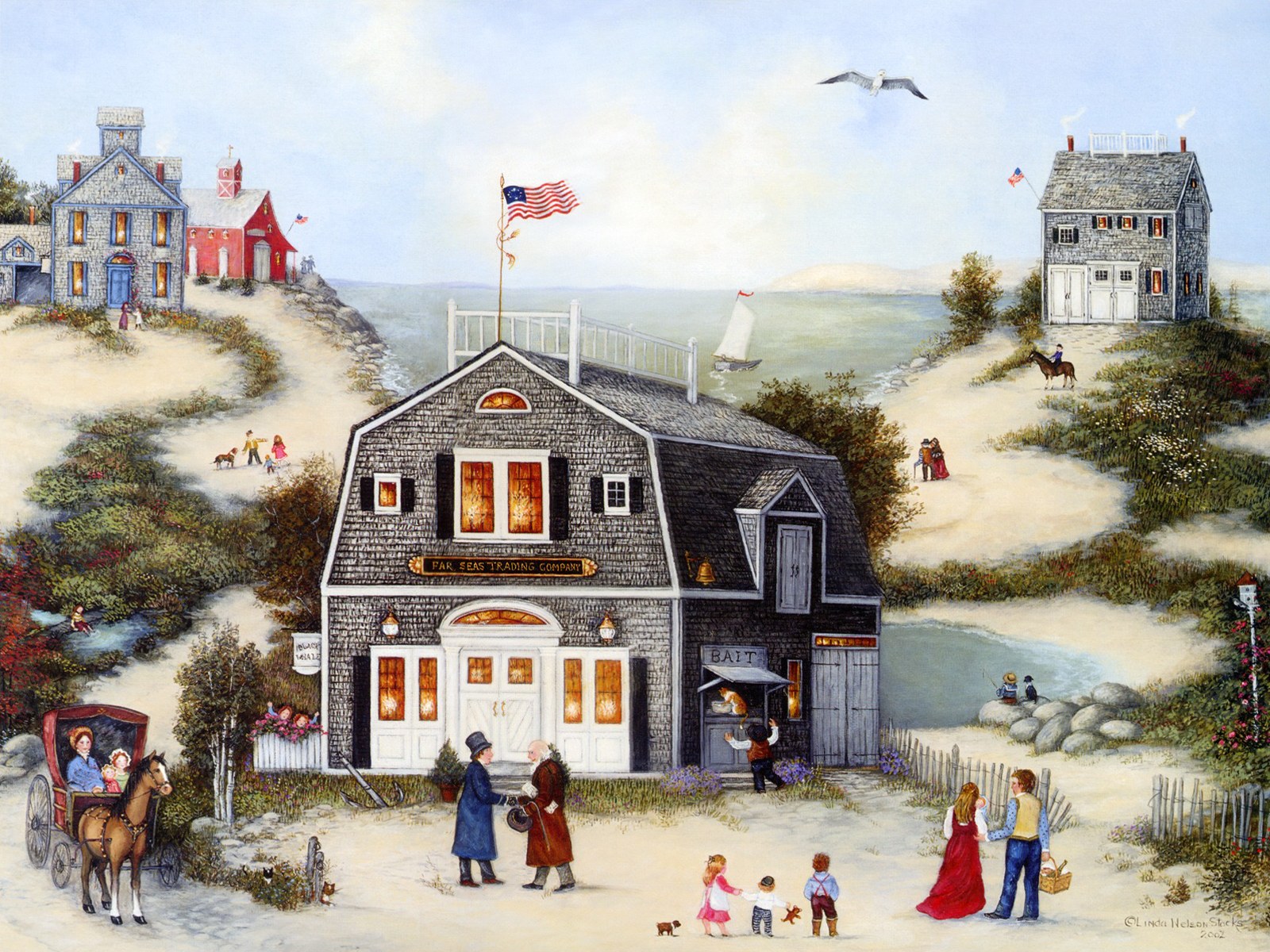 American Folk Art - Linda Nelson Stocks - HD Wallpaper 