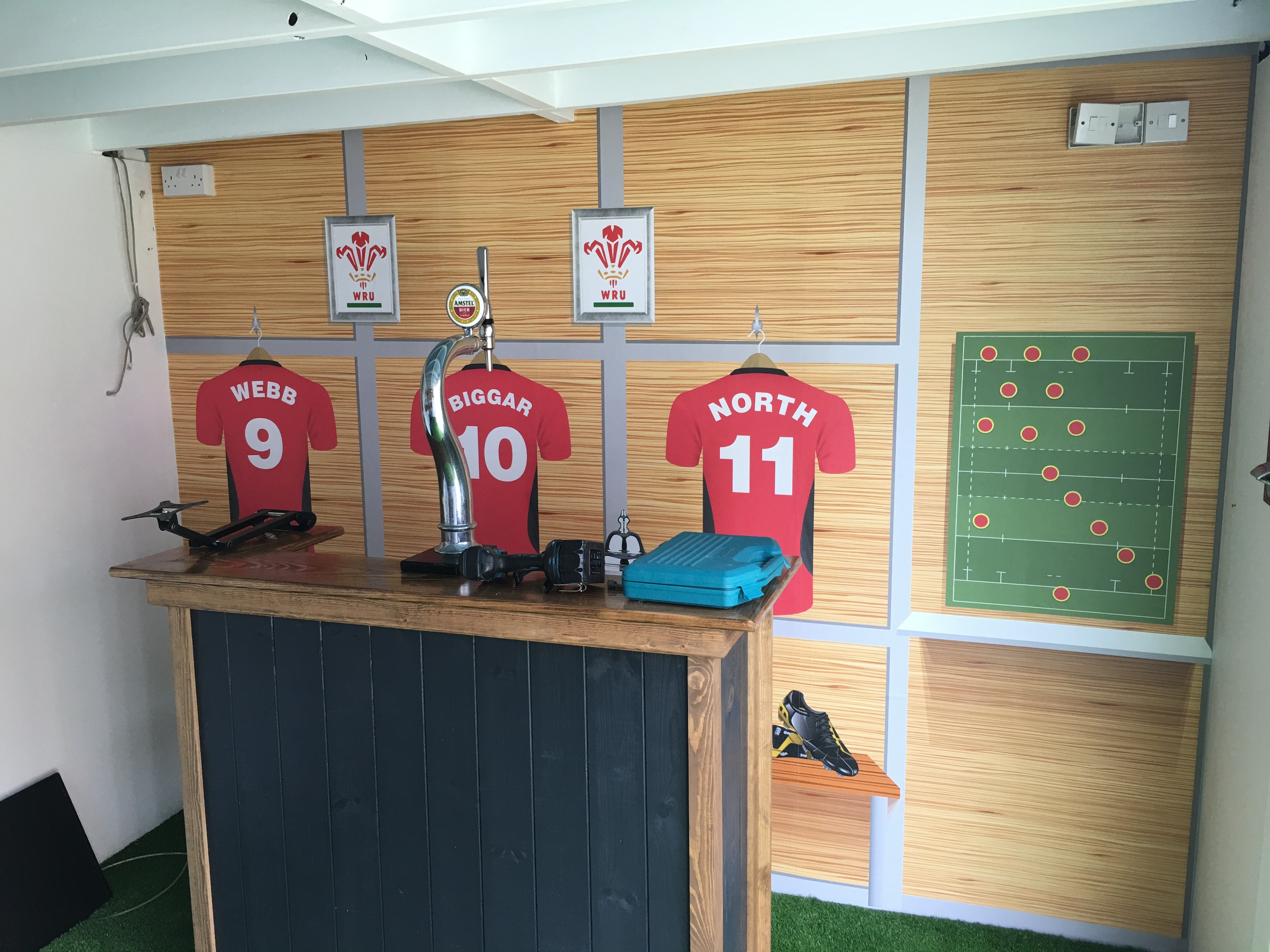 Rugby Themed Bedroom - HD Wallpaper 