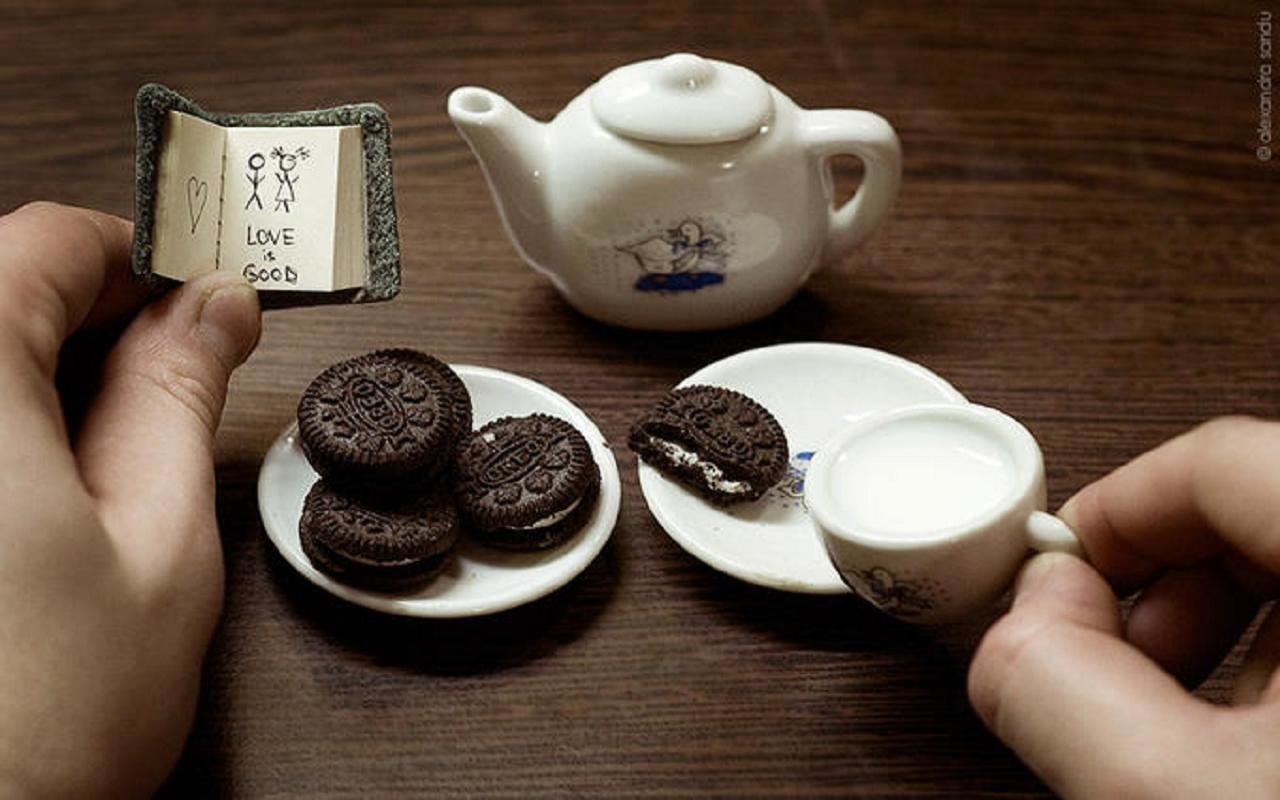 Download Hd Miniature Computer Background Id - Desktop Miniature Background - HD Wallpaper 