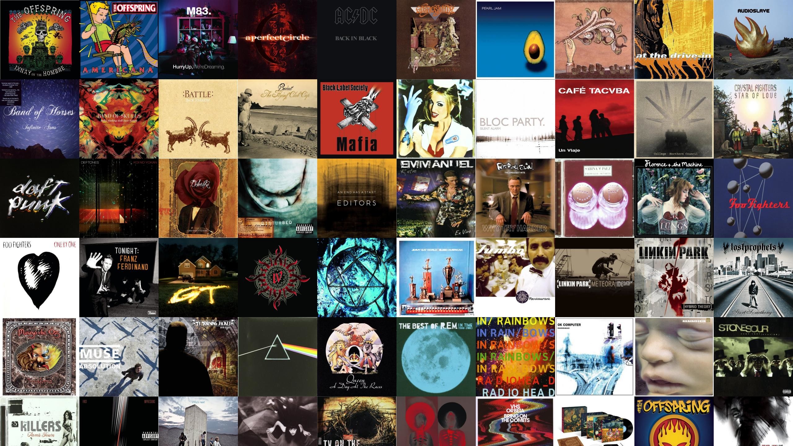 Offspring Ixnay On Hombre Americana M83 Hurry Up Wallpaper - Collage - HD Wallpaper 