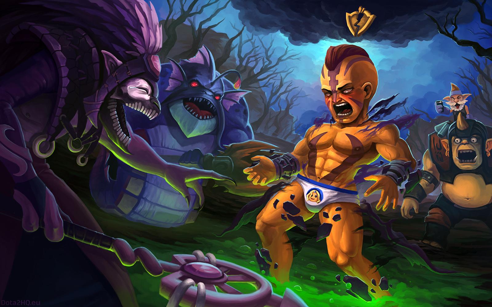 Dota 2 Slardar Art - HD Wallpaper 