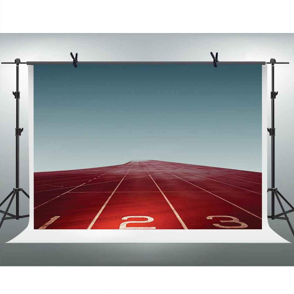Fhzon 7x5ft Running Route Background Competitive Sports - Photography - HD Wallpaper 
