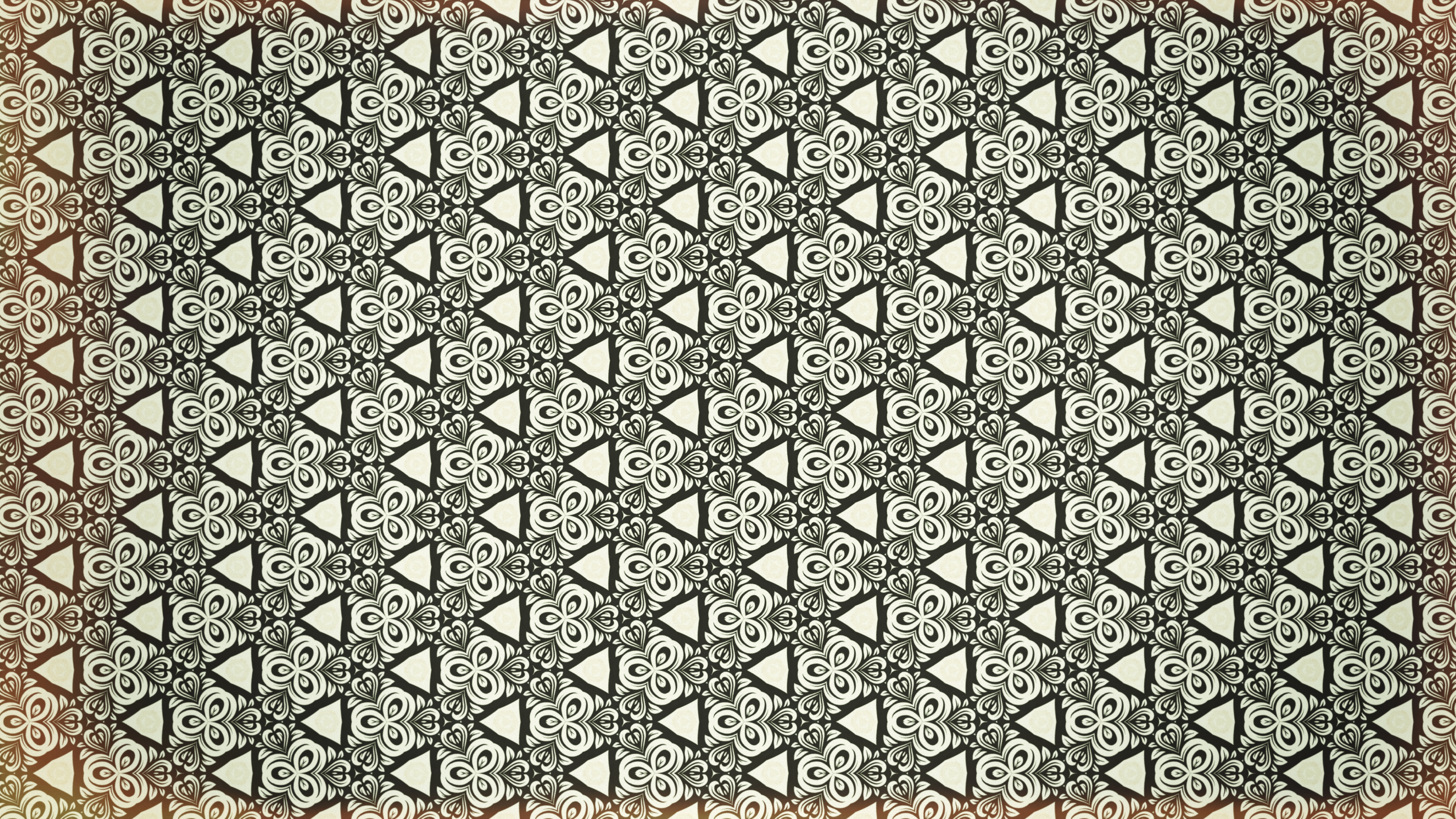 Red And Green Vintage Floral Pattern Wallpaper - HD Wallpaper 