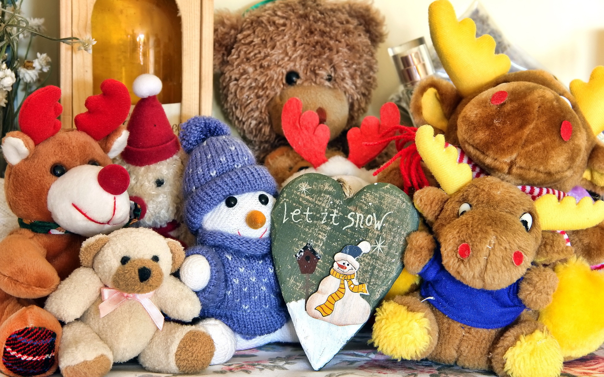 Stuffed Animals Toys Hd Wallpaper - Soft Toys Images Hd - 1920x1200