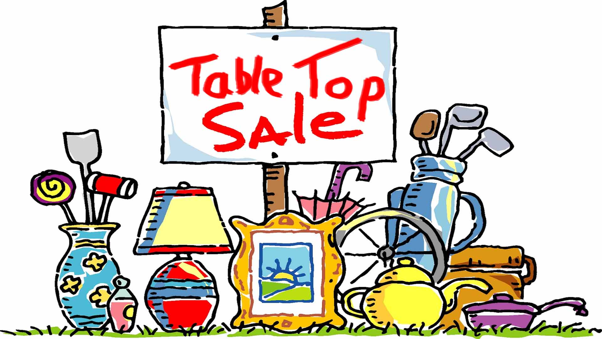 Table Top Sale Clipart & Table Top Sale Clip Art Images - Yard Sale Clip Art Free - HD Wallpaper 